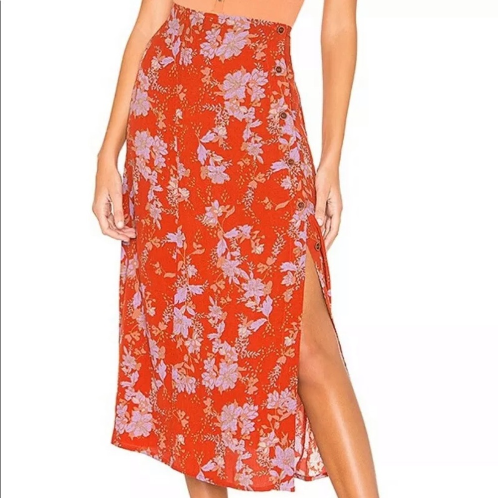 Free people midi skirt